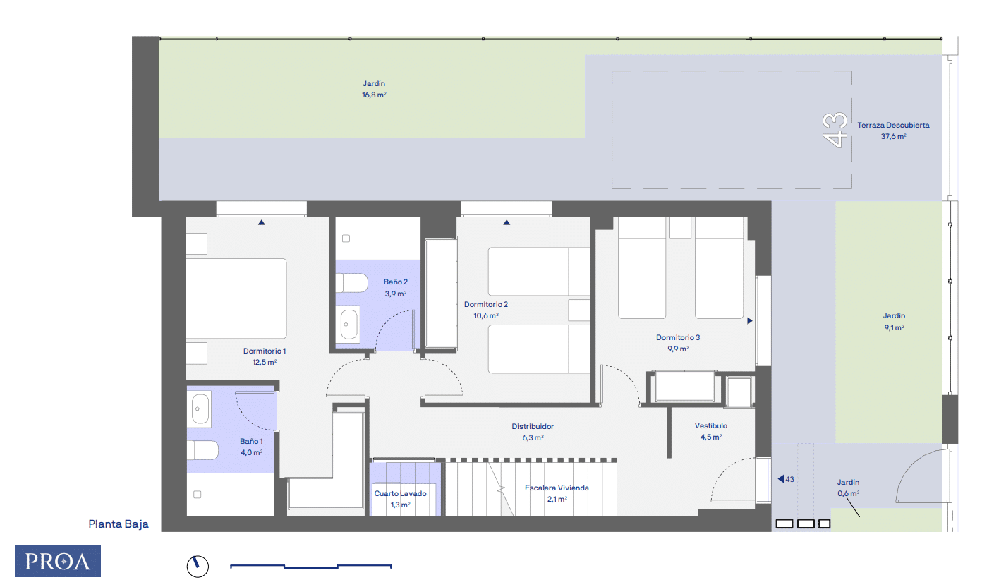 PLANTA BAJA B4 VIV 43